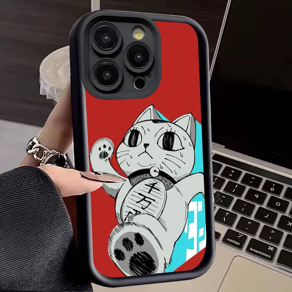Аниме про приключения Dandadan Чехол для телефона для IPhone 17 16 15 14 13 12 11 Pro Max Mini Plus Мягкая задняя крышка из ТПУ