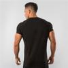 Summer Fitness Sports Short Sleeve T-shirt Work Clothes Solid Color European and American Men's Top