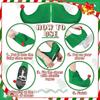 Green & Red Costumes Sets Adults Christmas Dress Fancy Dress Classical Unisex Elf Festive Christmas Fancy Dress Costumes