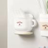 Punch-free Refrigerator Storage Box Wall Mounted Tableware Container Pen Holder  Door Back