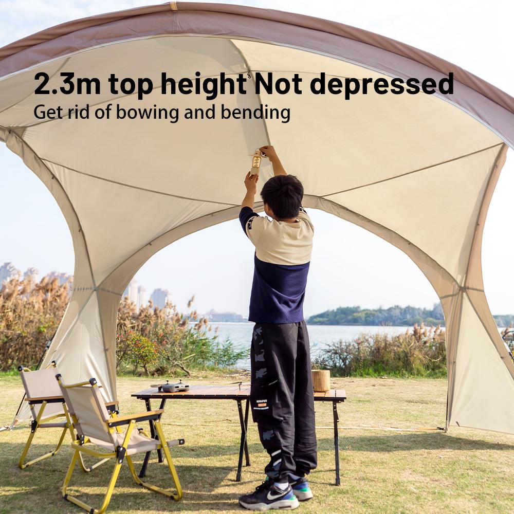 Sonuto Dome Canopy Large Tent Outdoor Extra Large Camping Awing Away Outdoor Sun Protection Hiking Rainproof Pavilion Anti-Mosquito
