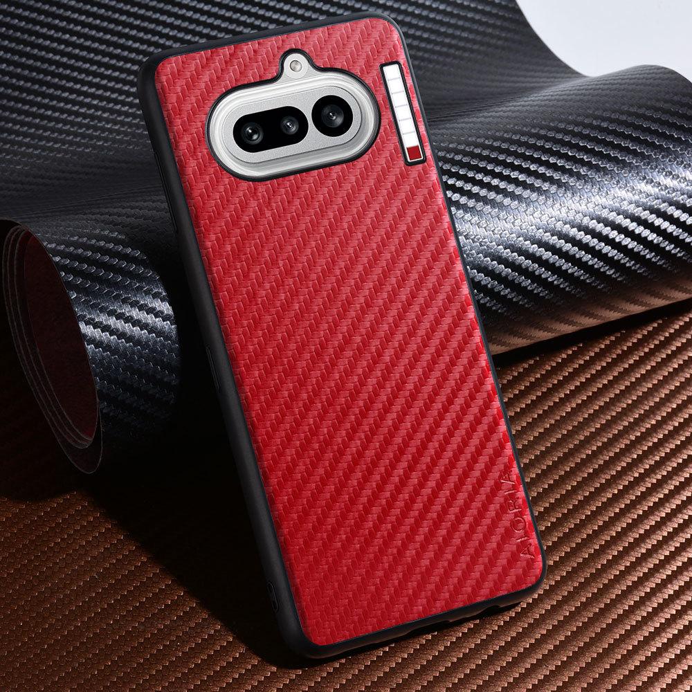 Чехол для телефона с текстурой углеродного волокна для Nothing Phone 4a 3 3a Pro Lite 2a Plus Модный дизайн Мягкая задняя крышка Чехол Funda для nothing phone 4a