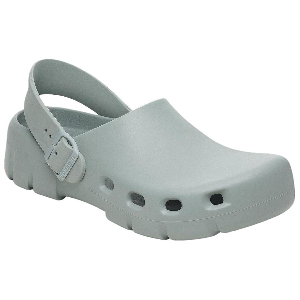 Birkenstock Birki Flow EVA Клоги Унисекс Серо-зеленые Обычные Свободная посадка 1029536
