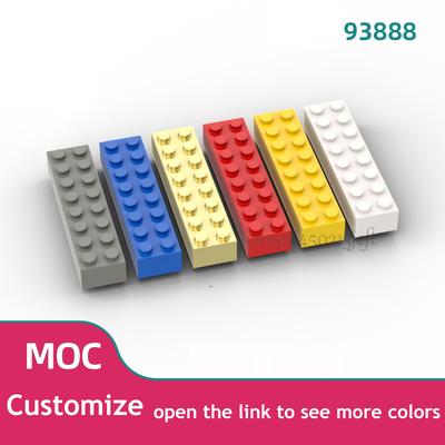 100 шт. Детали MOC 3007 93888 Кирпичик 2 x 8 Совместимые Кирпичики DIY Сборка Строительные Блоки Частицы Детская Головоломка Мозговая Игрушка Подарок