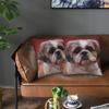 Shih Tzu Dog 2 Pcs Square Pillowcase Pillow Cover Cushion Decor Comfort Throw Pillow For Home Sofa