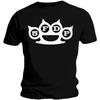 Ripleys Clothing Пять Пальцев Смерти 'Костяшки' (черный) Футболка (Средняя)