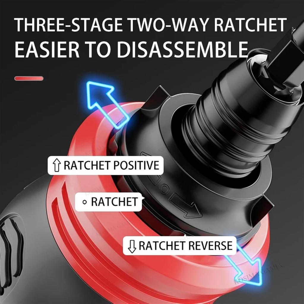 Short Shaped Ratchet Screwdriver Set Radish Head High Hardness Labor-Saving Multi-Functional Household Screwdriver Tool