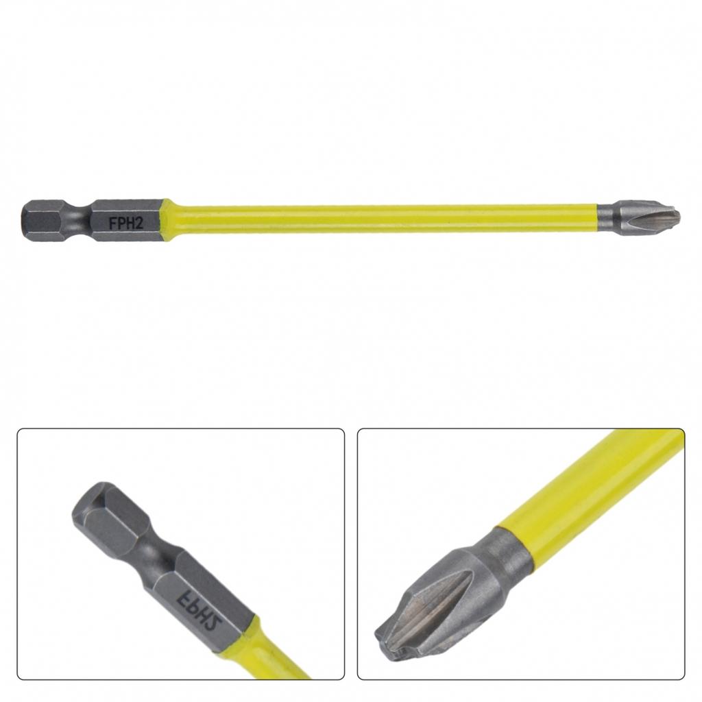 Alloy Steel Screwdriver Bits More Tight Screw Engagement Hardness Up To HRC63 °