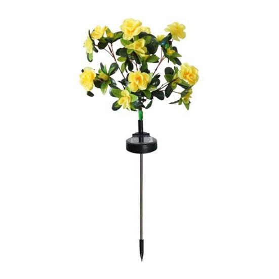 Светодиодный солнечный фонарь в форме цветка IP65 Водонепроницаемый Автоматическое включение/выключение Простая установка