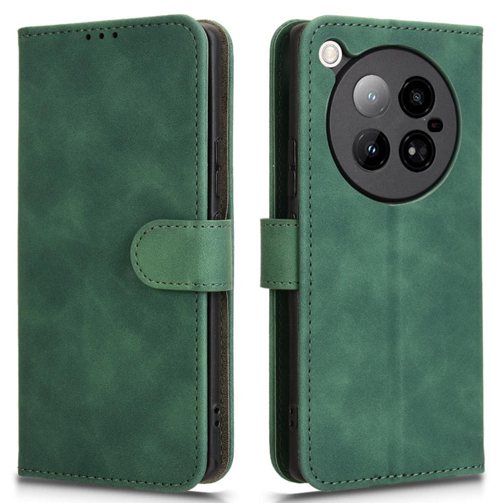 For Infinix Zero 40 4G Leather Case Skin-Feel Anti-Drop Wallet Flip Phone Cover