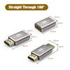 8K HDMI-compatible2.1 Connector Cable Adapter 90 Degree Right Angle Male To Female HDMI-compatible Extender for PC TV PS5 Laptop