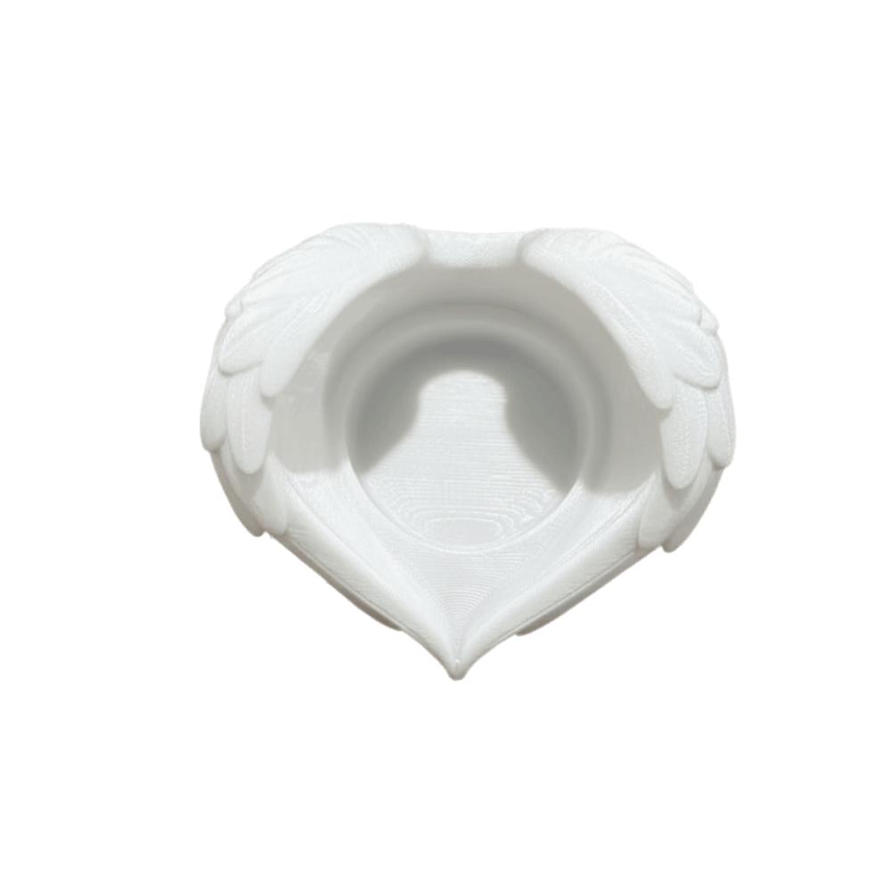 Пластиковый 3D-печатный подсвечник-крылья Устойчивый Декоративный подсвечник Подсвечник Художественная тарелка для демонстрации украшений Декор для камина