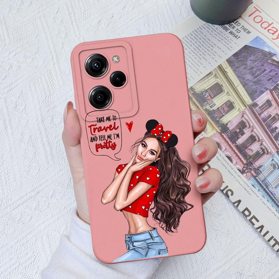 Чехол для телефона Xiaomi Poco C40 C55 M3 M4 Pro X3 X4 X5 Pro, мягкий жидкий силикон, матовый чехол с защитой от падения, защита камеры для мальчиков и девочек, бампер для Xiaomi Poco