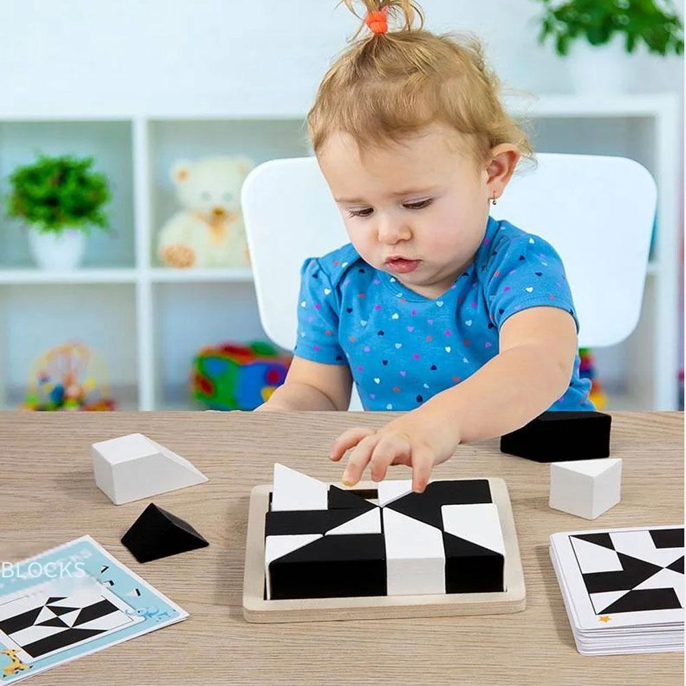 3D головоломка, деревянное пространство, мышление, воображение, логические игры, детские математические развивающие игрушки, доска, подарки для детей, сделай сам