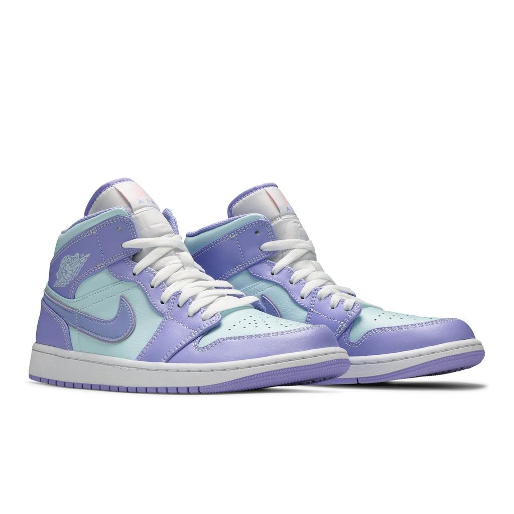Air Jordan 1 Mid 'Purple Pulse' (Unisex) Purple Pulse / Arctic Punch / Glacier Blue Vintage Basketball Shoes 554724 500