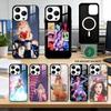 Чехол для телефона K-Katy Perry Singer для iPhone17,16,15,14,13,12,11 Plus,Pro Магнитный с Magsafe Беспроводная зарядка