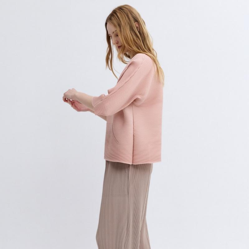 PleaTs Me Квадратный вырез Долманы Подворачивающиеся рукава Футболка ppTss026010