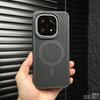 Чехол для Vivo iQOO 15 13 iQOO Z10 Turbo, Магнитный, Для MagSafe, Сотовая структура, Рассеивание тепла, Силиконовая крышка, Нескользящий бампер