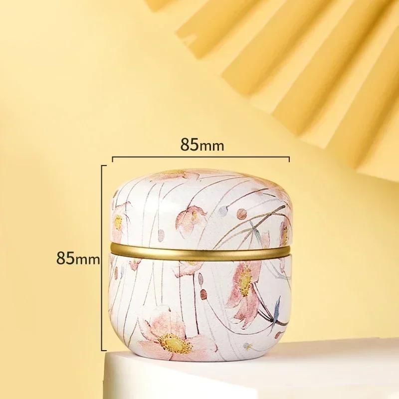 Чайница, коробка для чая, контейнеры для свечей, кофейные конфеты, закуски, маленькие жестяные мини-контейнеры для хранения, герметичные банки, упаковка для чая