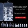 Nail Art Натуральные Цветные Полные Накладные Ногти Для Ногтей, Набор Из 100 Штук