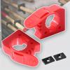 2Pcs Mounting Tools Quick Fist Clamp Mount Bracket Shovel Holder Quick Mounting Rubber Clamp  Truck