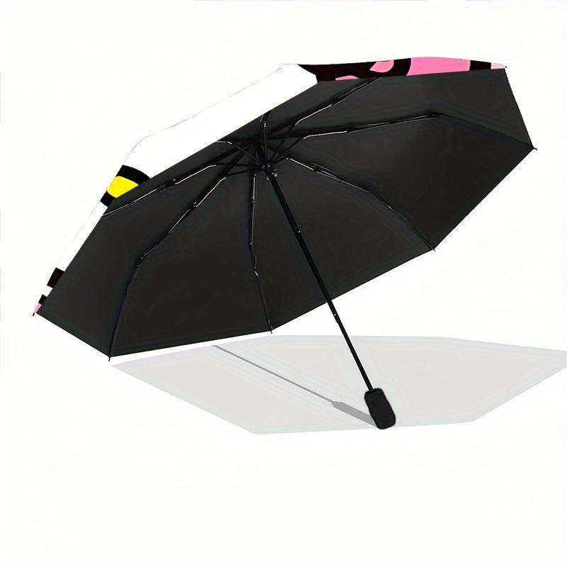 1pc Hello Kitty Automatic Cute Umbrella 8-Bone Design Compact Gear for Outdoor Travel, Perfect Gift for Friends or Family yy280828110