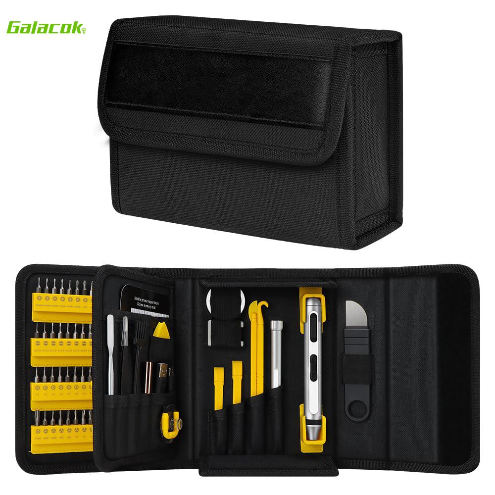 Набор прецизионных электрических отверток 148 в 1, беспроводной, с 120 стальными магнитными битами Phillips Torx S2, светодиодными инструментами для ремонта ПК и iPhone