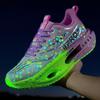 Новые мужские кроссовки с мягкой подошвой и амортизацией для женщин Высококачественные кроссовки для бега по дороге Легкие удобные кроссовки Светоотражающие для ночного бега