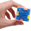 Прозрачный 3D-куб-головоломка-лабиринт с катящимся шариком - забавная игрушка для снятия стресса для детей