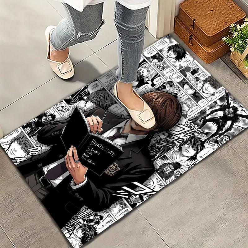 Ковер Коврик Death Note для Гостиной Спальни Дома Декора Дивана Детской Игровой Нескользящий Коврик для Пола