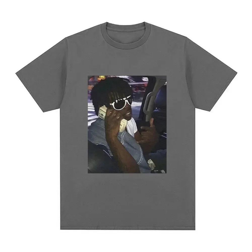Oversized Short Sleeve T Shirts Streetwear Rapper Chief Keef Graphic T Shirt Aesthetic Vintage T-shirts 100% Cotton style