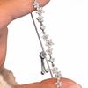 Shiny Pull Flower Bracelet Micro-inlaid Zircon Hand Chain Adjustable Zircon Bracelet  Jewelry