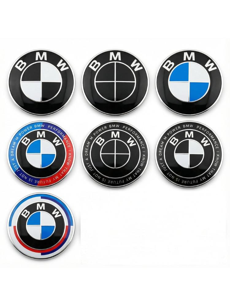 BMW GROUP 4Pcs 56/68mm Car Wheel Center Hub Cap For BMW E87 M Performance E36 E46 E60 E90 E91 E92 E93 F30 F20 M3 Car Accessories