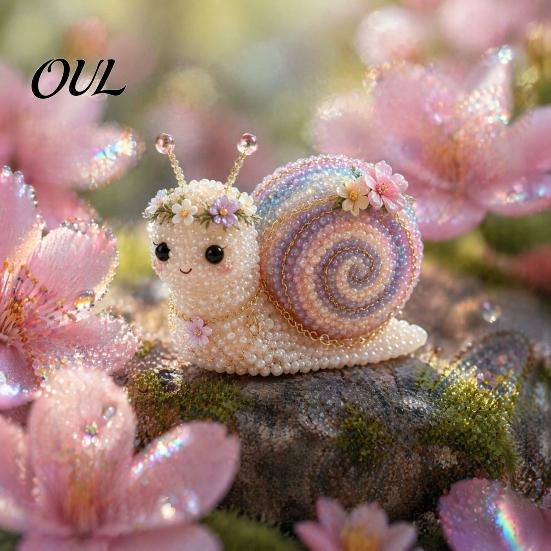 DIY Beading Animal Kit 1 Set 3D Beaded Kit, Art Crafts with Handmade Craft Instructions, Insect Bird Fairy for Kids Adults Beginners