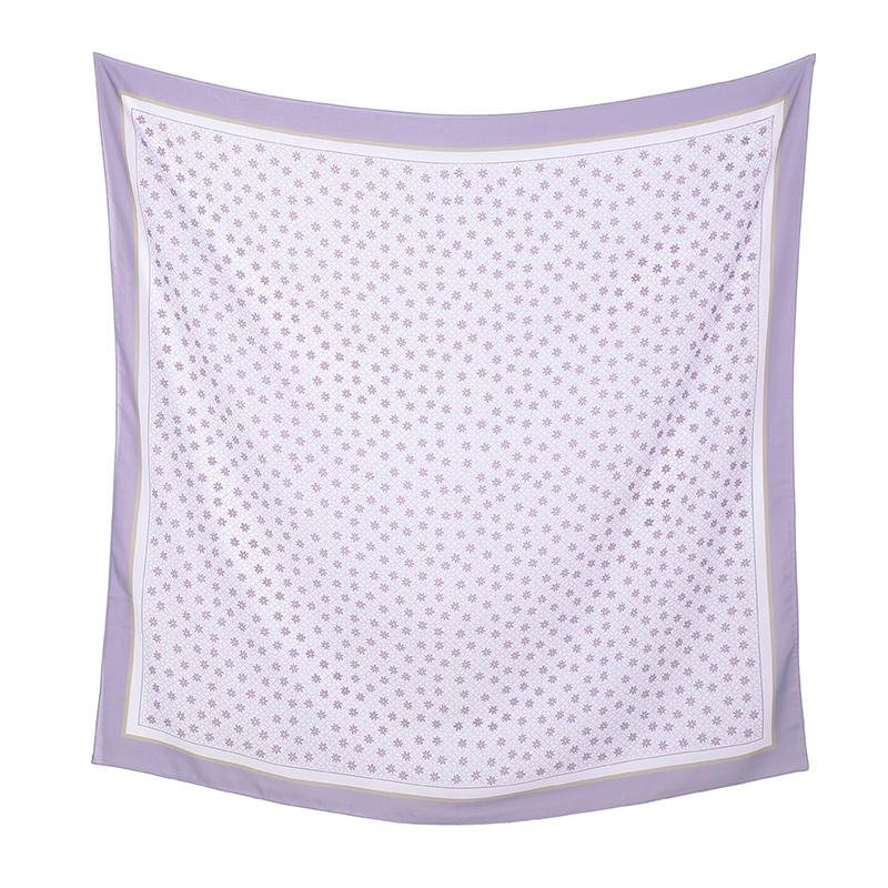 Малайзия Цветочный Принт 110 Квадратный Шарф Мусульманский Хиджаб Женщины Элегантные Шали Дамы Повседневный Головной Платок Тюрбан Косынка Оптовая Продажа