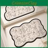 Contemporary Mud Diatom Washroom Floor Mats Bathroom Material Spaces Living