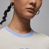 Jordan Round Neck Fashion Versatile Short Sleeve T-Shirt Women Tops White HJ0197133