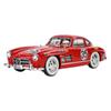 1/24 Mercedes Benz 300SL Latte Painting Modified Version Classic Car Alloy Diecast Model Vehicle Sound & Light Gift for Friend