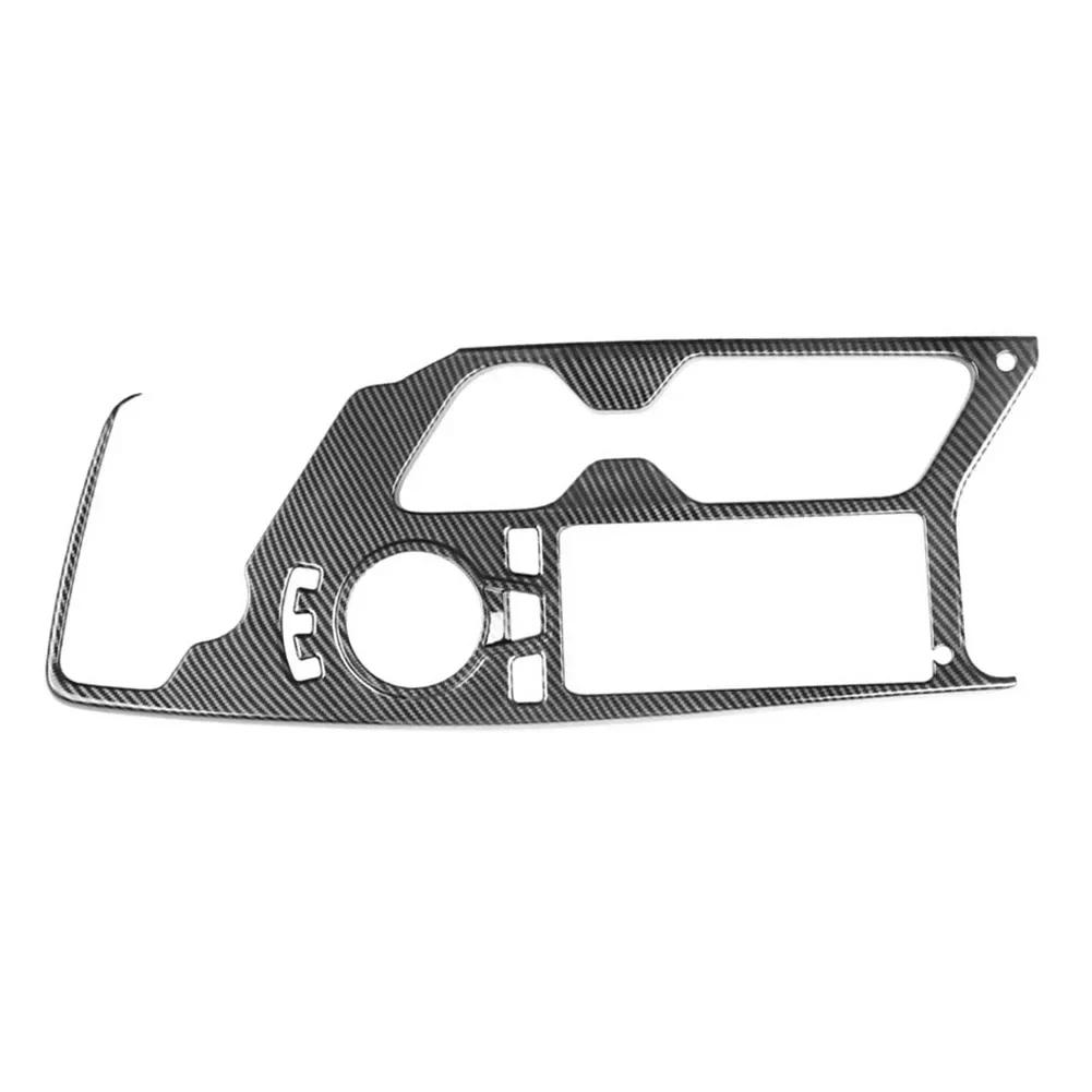 Наклейка на центральную панель управления коробкой передач для Kia EV6 2024, накладка на панель передач, автомобильная накладка из углеродного волокна, автомобильные аксессуары