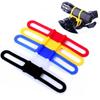 Bicycle Silicone Bandage Bike Silicone Elastic Strap Bandage Light Mount Cycling Light Flashlight Holder Fit Bicycle Accessories