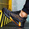 Fashion Breathable Safety Shoes Anti-smashing Anti-puncture Lightweight Safety Work Shoes for Men Women Plus Size 35-50
