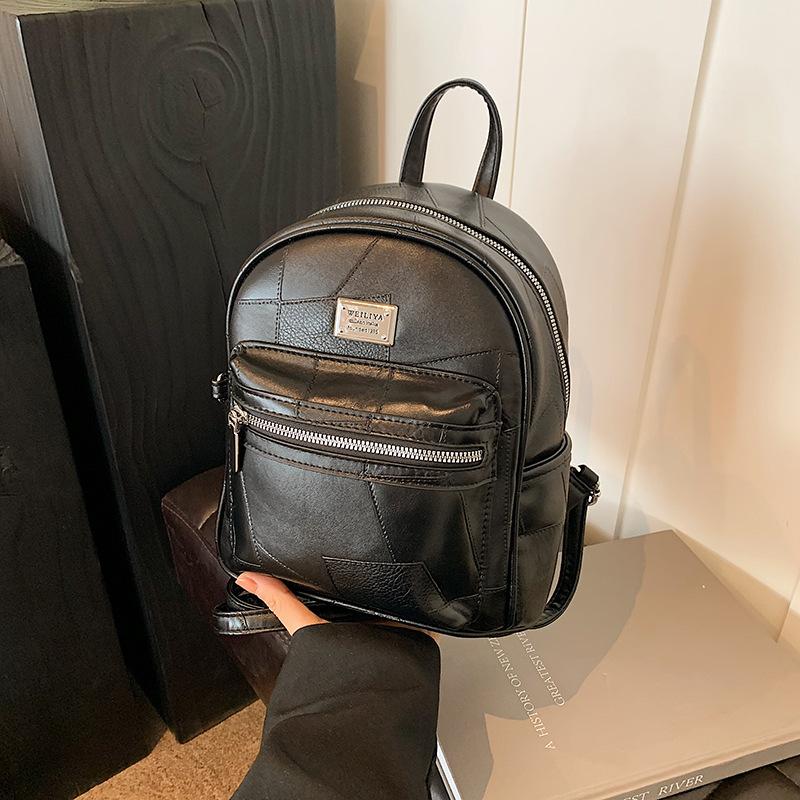 Рюкзак премиум-класса женский 2025 новый простой и универсальный модный дорожный рюкзак малой вместимости