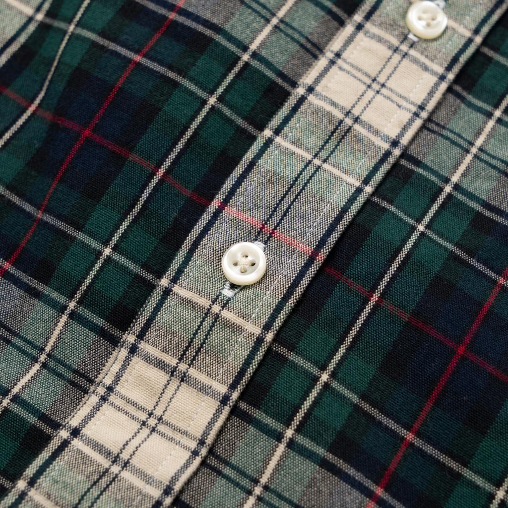 Polo Ralph Lauren Рубашка Детская SS23 Клетчатый Вышитый Логотип Однобортная Рубашка Детская Длинный Рукав Серый 323878879-004