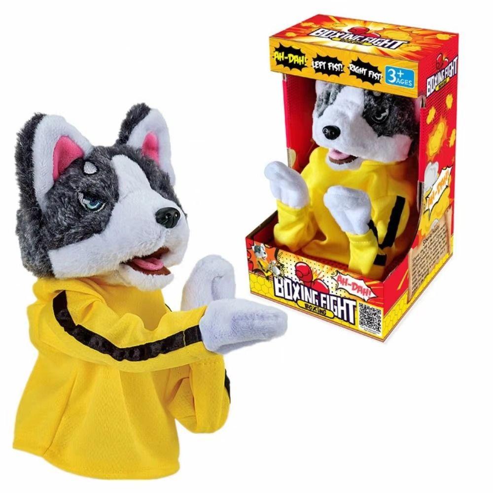 Funny Sound Boxer Hand Puppet With Sound Interactive Hand Puppet Finger Battle Toy  Kids Party