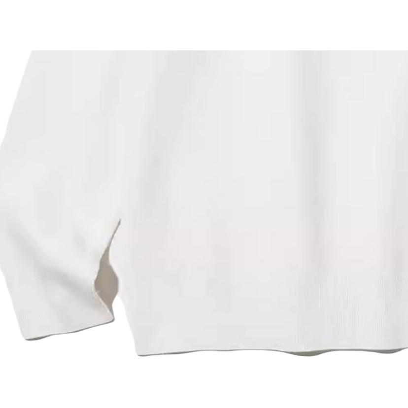 Uniqlo Однотонный свободный пуловер с длинным рукавом, вязаный свитер, унисекс, 453754-01