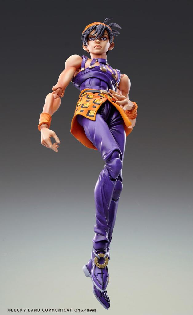Medicos Entertainment Super Action Statue Ghirga from Bizarre Adventure Part Approximately 140mm PVC ABS Nylon Painted Movable Figure "Narancia & As"