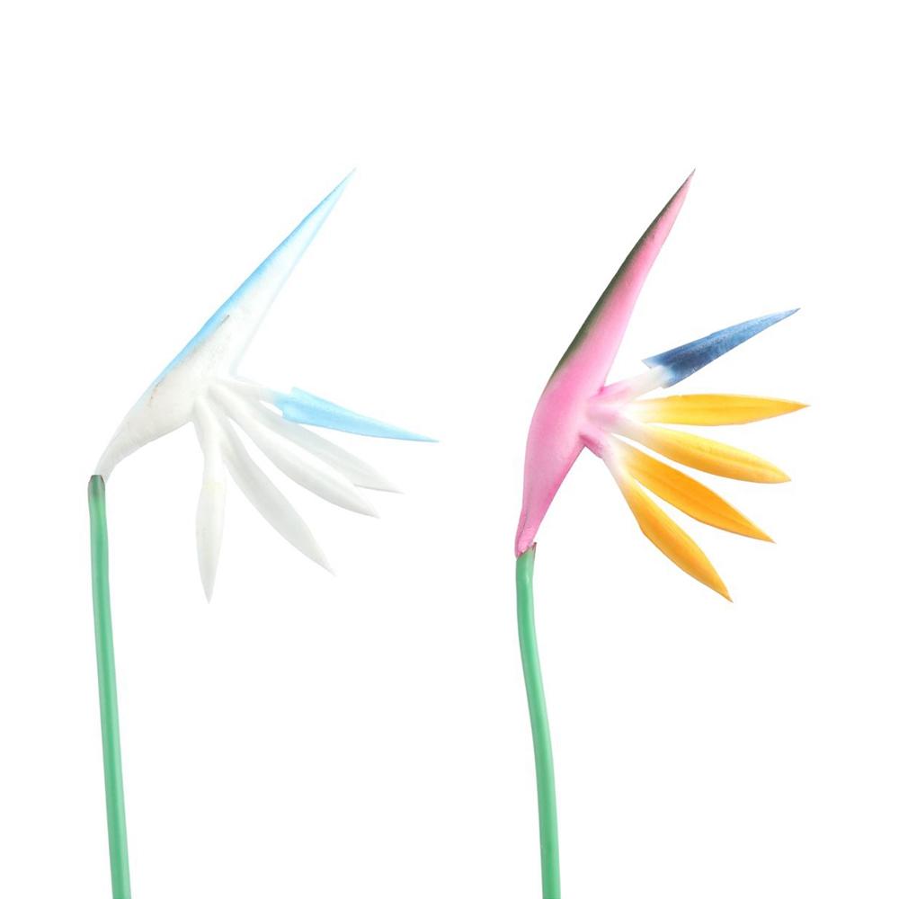 Свадебный Домашний Декор Длинные Стебли Шелковые Тропические Цветы Журавль Латексные Цветы Искусственные Цветы