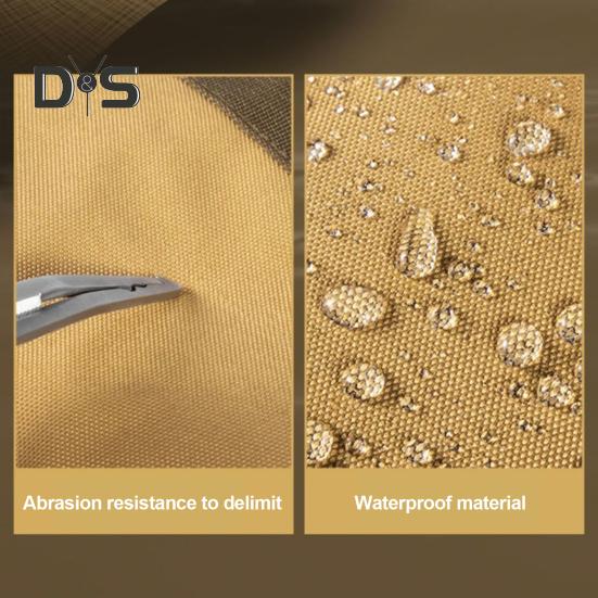 Большая вместительная сумка для рыболовных снастей из водонепроницаемой ткани Оксфорд с несколькими карманами, портативный органайзер для рыболовных принадлежностей, поясная сумка через плечо