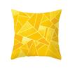 Lemon Pineapple Cushion Cover 45x45cm Summer Yellow Pillow Case Sofa Decoration Pillow Cover Geometric Striped Throw Pillowcase