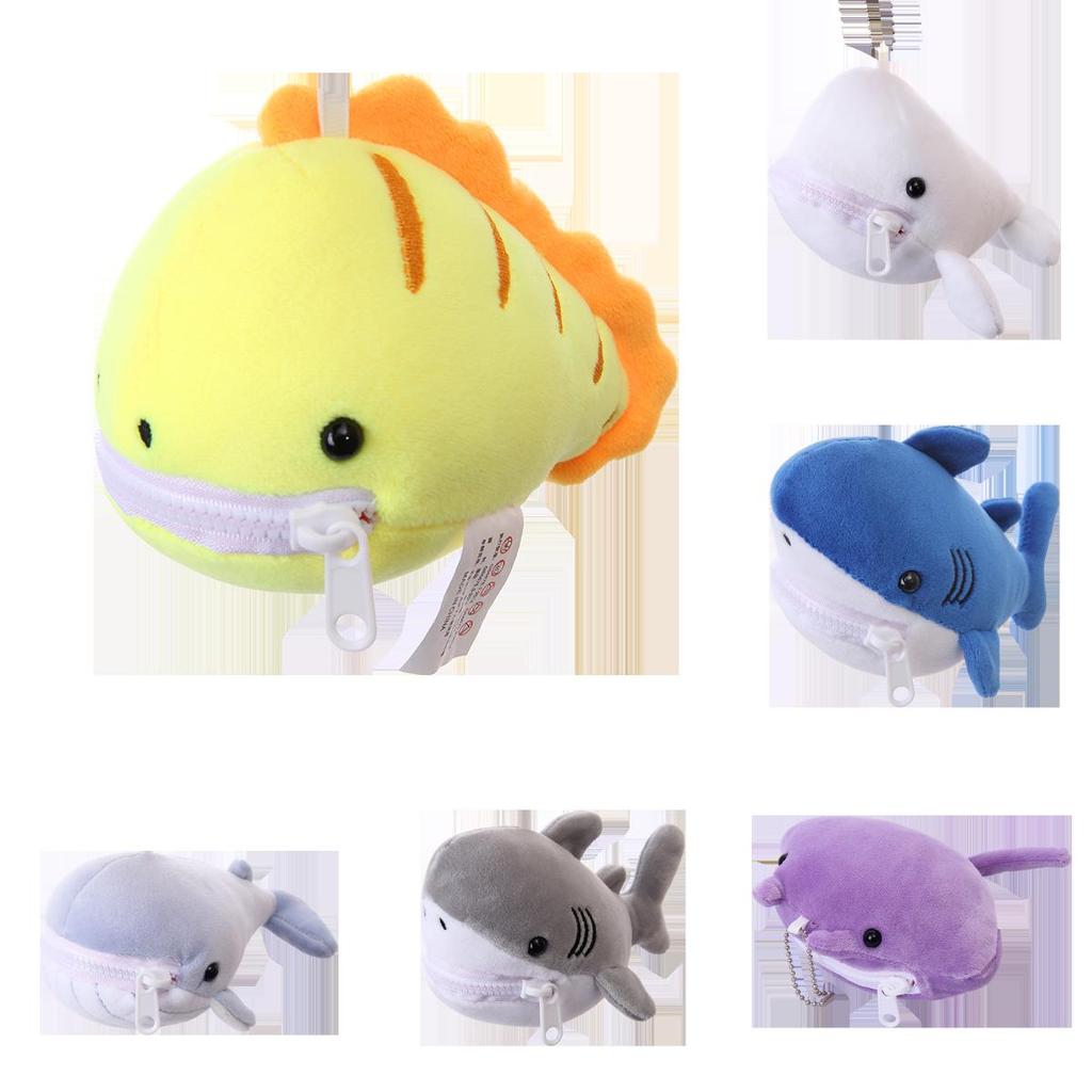 Plush Toy Shark Stuffed Animal Doll With Soft Material For Bedroom Decoration